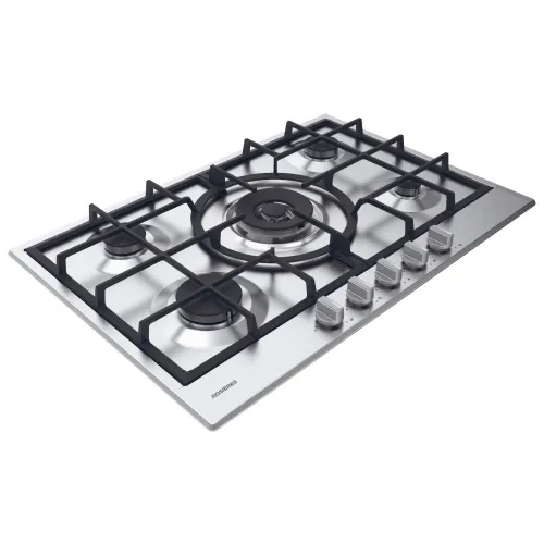 Table de cuisson Rosières 5 feux inox wok thermocouple grille fonteRHG7X-ALG/1 
