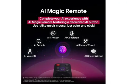 Télévision LG 50"  Smart TV LG UHD AI UA85 4K UHD  New 2025 50UA85006LA