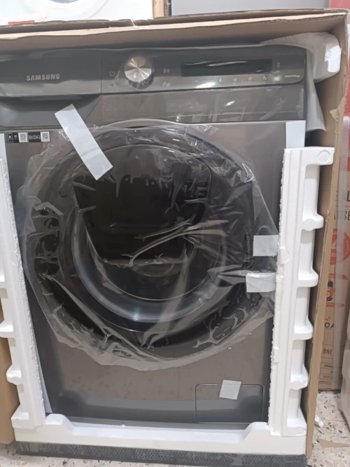 Samsung Lave-linge Graphite Addwash & Eco Bubble WW90T554DAN/S1 9KG