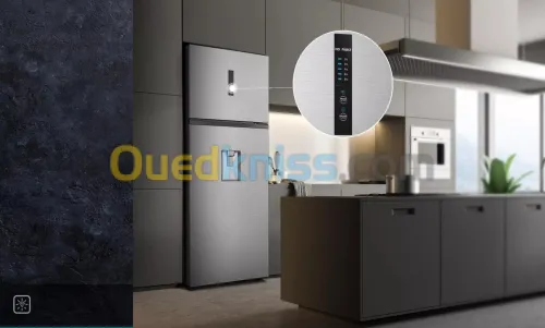 REFRIGERATEUR HISENSE DOUBLE PORTE 600 L A++ GRIS RT-60W