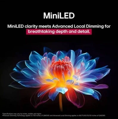 Téléviseur LG QNED Evo 65'' 4K Mini LED 120Hz A8 AI 2025  65QNED86A6A