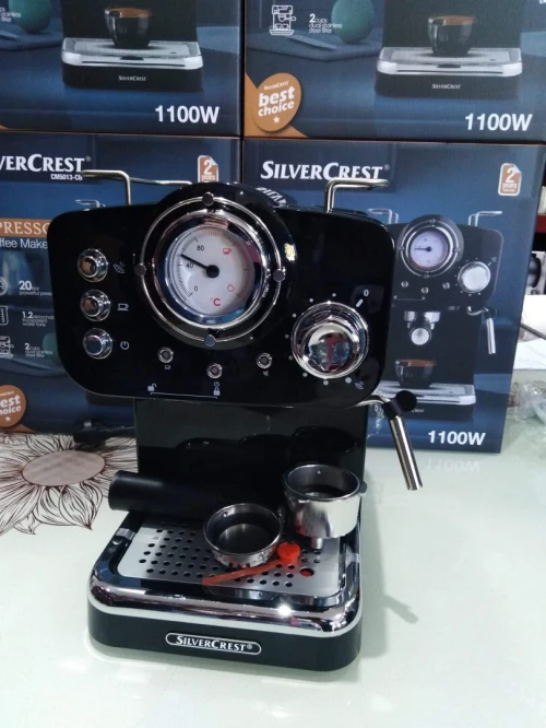 CM5013-CE . SILVERCRESTCafetière 20 bar 1100w disponible