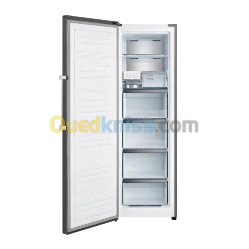 Congélateur HISENSE vertical  274 L  super freeze  Nofrost  Inox  FF3N274N5C1