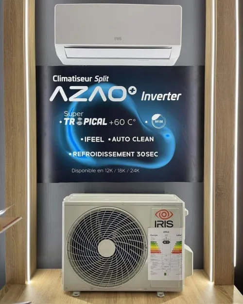 CLIMATISEUR SPLIT IRIS AZAO+ SUPER TROPICAL 18000 BTU (INVERTER)