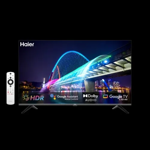 TV 43 Haier Google  FHD Commande vocale à distance  Dolby Audio  K800 Series  H43K800FX