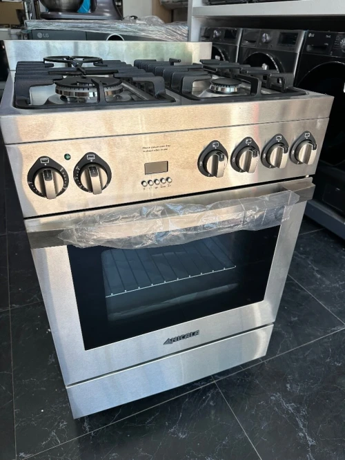 VALORA-VT CUISINIERE NICALA MODÈLE VALORA GAZ/ÉLECTRIQUE 60 CM. POSE LIBRE SEMI PROFESSIONNEL.100% INOX