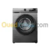 Machine à laver HISENSE Frontale  08KG  inverter  vapeur  1400tr/min  Grise  WFQP8014EVMT