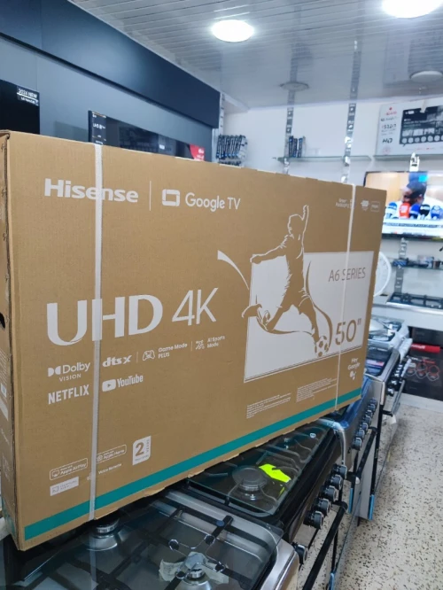 Télévision Hisense Smart TV UHD 50 pousse Google TV New Série A6500