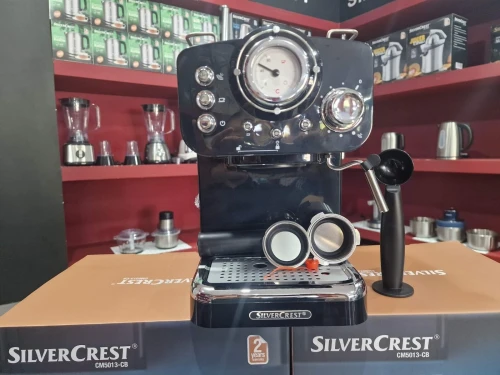 CM5013-CE . SILVERCRESTCafetière 20 bar 1100w disponible