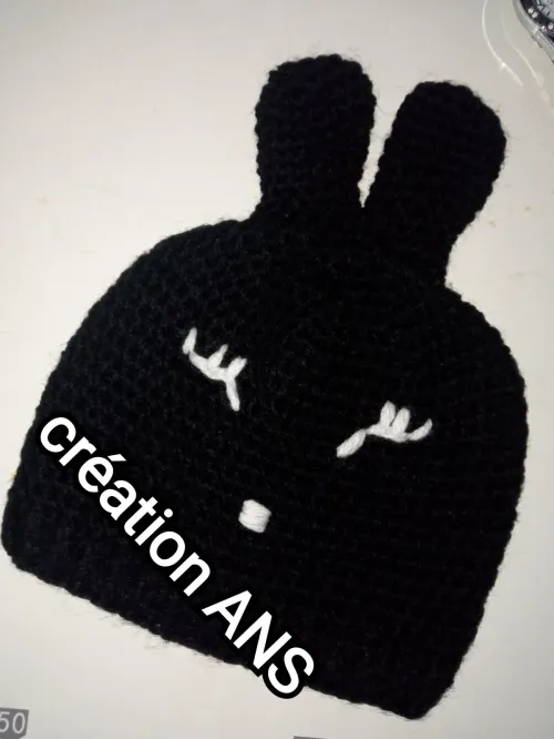 Bonnets+châle en crochets travail à main