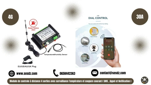 Module controle à distance ( Switch  GSM)