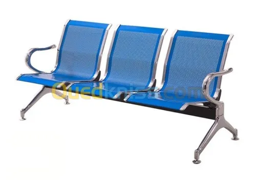 Chaises Triplettes Inox 3 places
