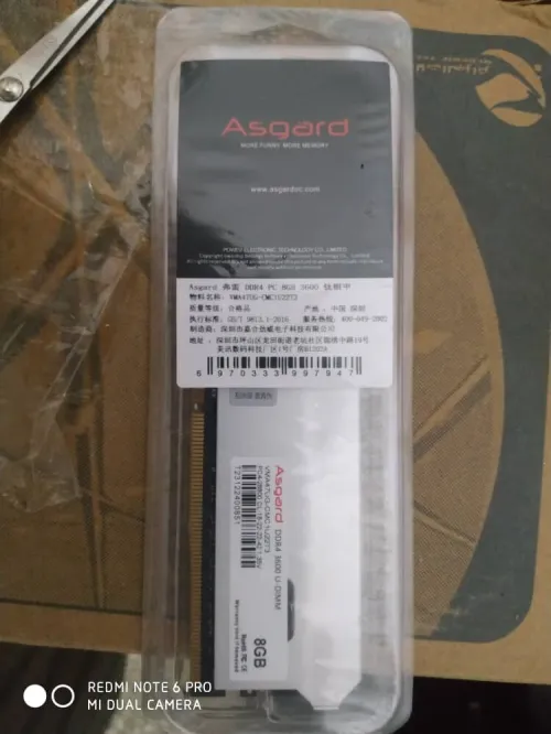 RAM 08 GO DDR4 ASGARD 3600 NEUF