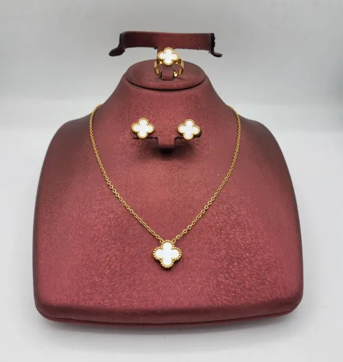 Ensemble acier inoxydable van cleef 3 pièces