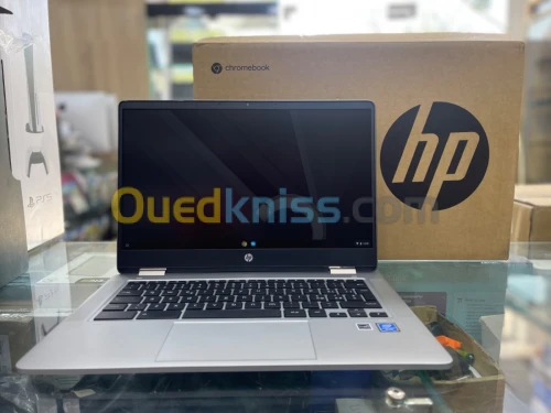 HP CHROMBOOK x360 | Pentium 5030 | Ram 4 Go | SSD 128 Go | Ecran 14 FHD Tactile convertible | Sous e