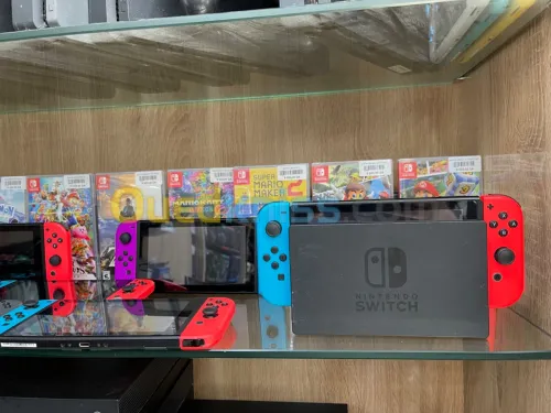 Nintendo switch Flasher avec puce + carte mémoire 64 Go + Plein de jeux installer 