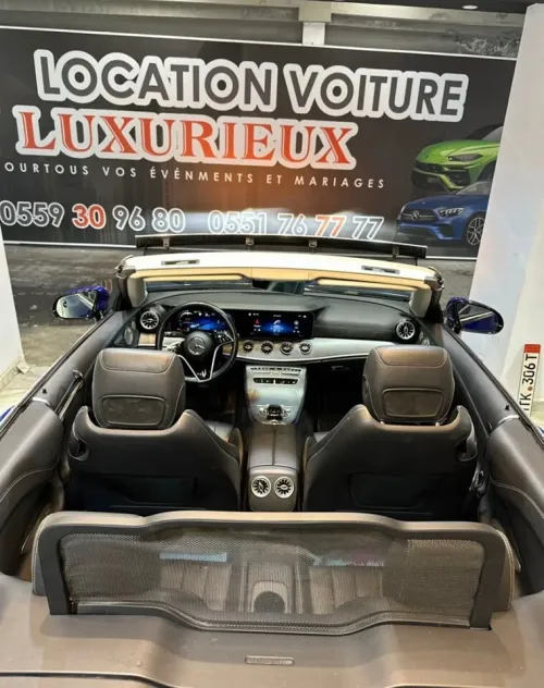 location de voiture MERCEDES CLASSE E CABRIOLET