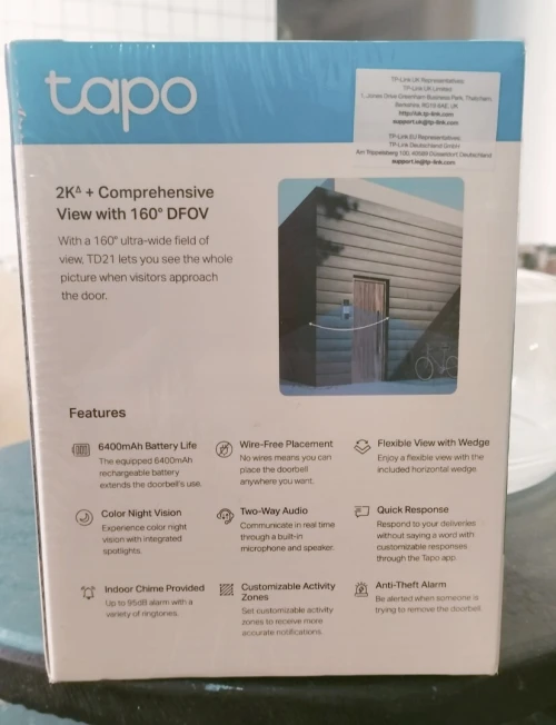 sonnette vidéo Tp link tapo D210