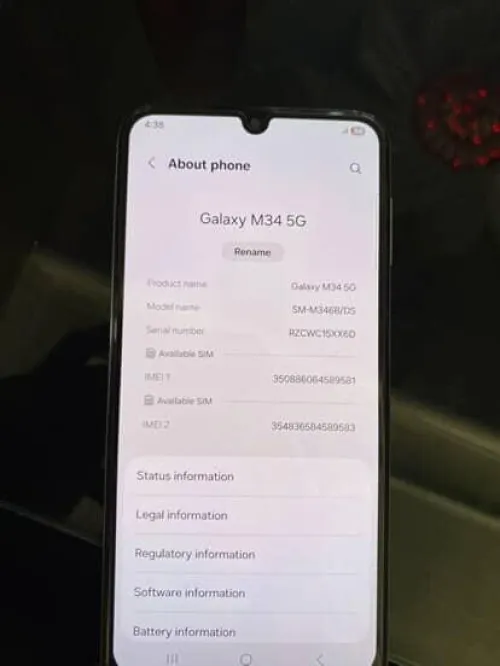 Samsung M34 5g