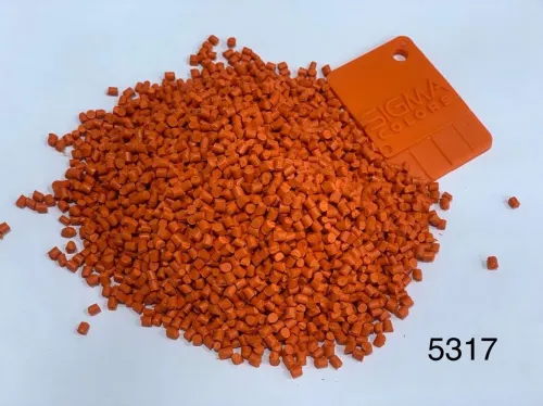 Colorant De Plastique Jaune Et Orange 