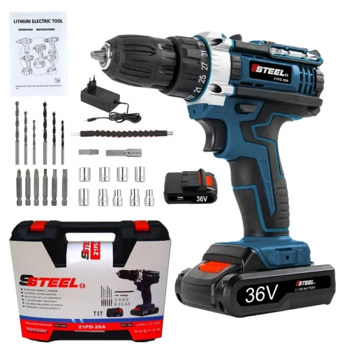 Visseuse perceuse sans fil meilleur, professionnelle, outillage électroportatif Algérie, Ssteel