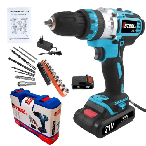 TRONÇONNEUSE A CHAÎNE ÉLECTROPORTATIF PROFESSIONNELLE 12", 2 BATTERIES LITHIUM 21V 4AH Algérie 
