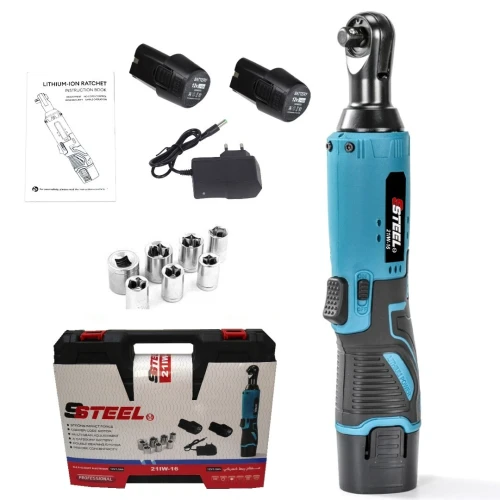TRONÇONNEUSE A CHAÎNE ÉLECTROPORTATIF PROFESSIONNELLE 12", 2 BATTERIES LITHIUM 21V 4AH Algérie 