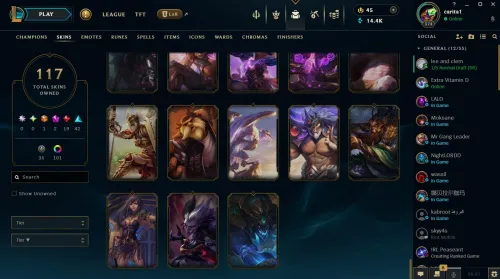 compte league of legend