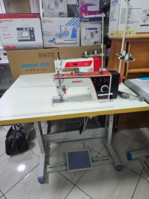 Machine a coudre gemsy ماكنة خياطة صناعية جمسي