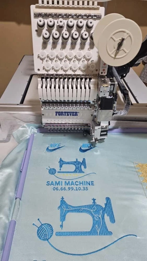 Machine de broderie FORTEVER ماكنات الطرز الإلكتروني فورتيفر