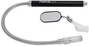 Outil De Ramassage Flexible Magnétique 3 En 1 Avec Lumière Et Miroir FORCE 