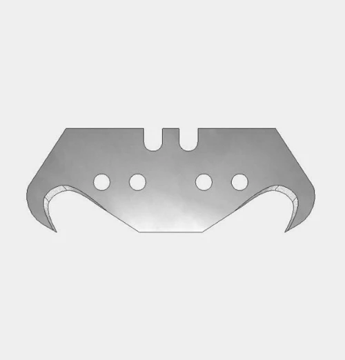 Lame pour cutteur petits crochets 2 encoches 4 trous 0.65mm