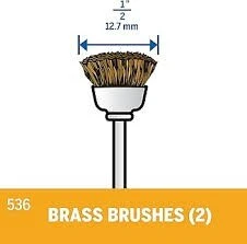 Brosse en laiton 13 mm DREMEL (536)