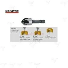 Fraise conique 19mm Kreator KRT011204