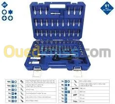 JEU DE CLÉS À DOUILLE 3/8 , 61 PCS BRILLIANT TOOLS