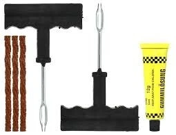 Kit de réparation pour pneus sans chambre à air