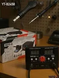 Station de soudage 2 en 1 puissance 75 W type de pointe 900M puissance d'air chaud 750 W double 