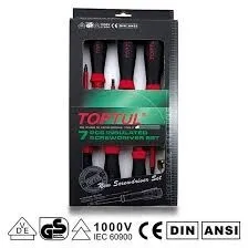 Jeu de tournevis isolant 1000V 7 PCS TOPTUL