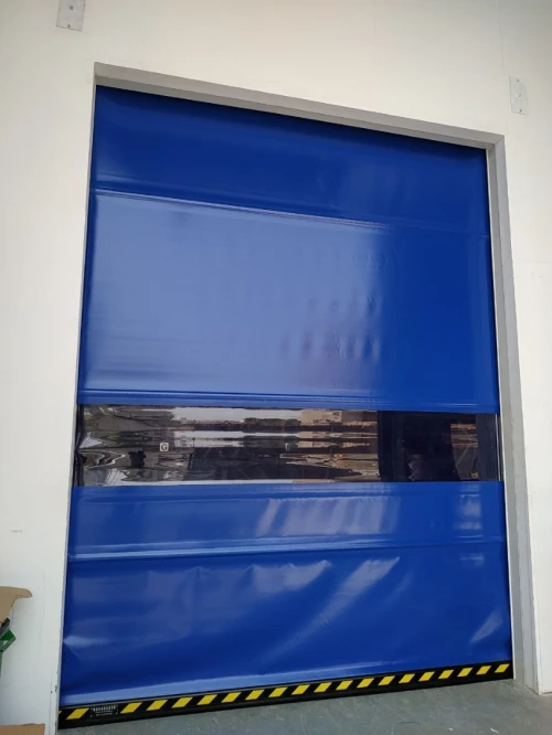 Installation des portes souples rapides enroulables