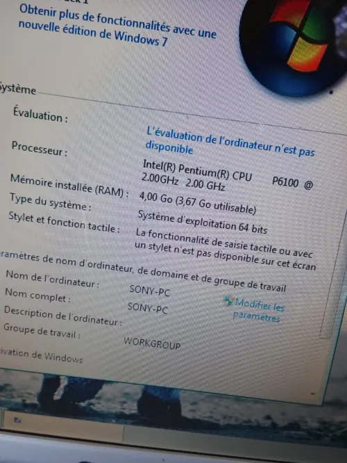 Laptop SONY disponible, bonne batterie, Pentium, 04 Go de RAM, 320 Go HDD, livraison disponible,