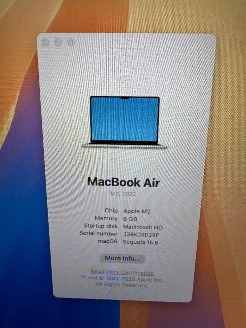 Mac book air m2 2022