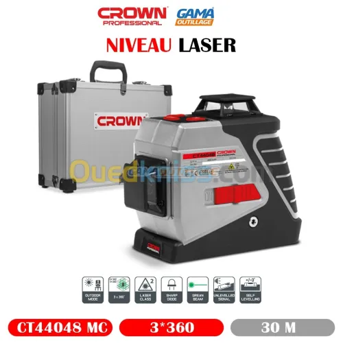 NIVEAU LASER 3*360 CROWN