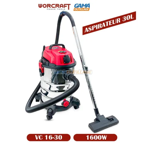 ASPIRATEUR 30L 1600W WORCRAFT