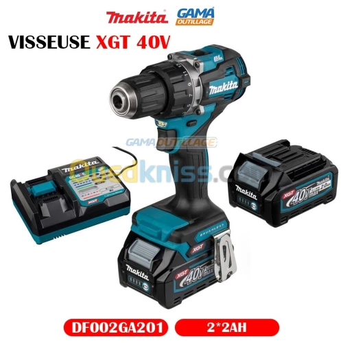 VISSEUSE XGT 40V 2*2AH MAKITA