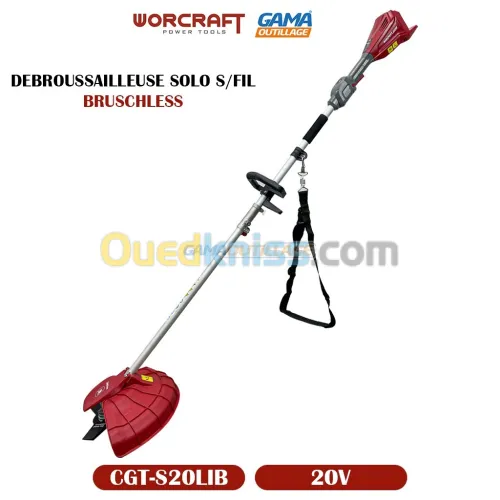 DEBROUSSAILLEUSE SOLO S/FIL 20V BRUSCHLESS WORCRAFT