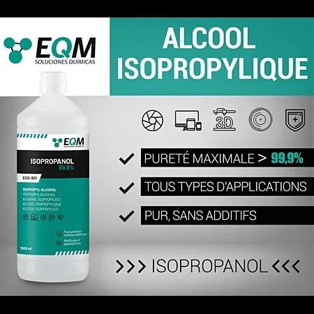 Éthanol 96 absolu 100 % isopropanol 99,9