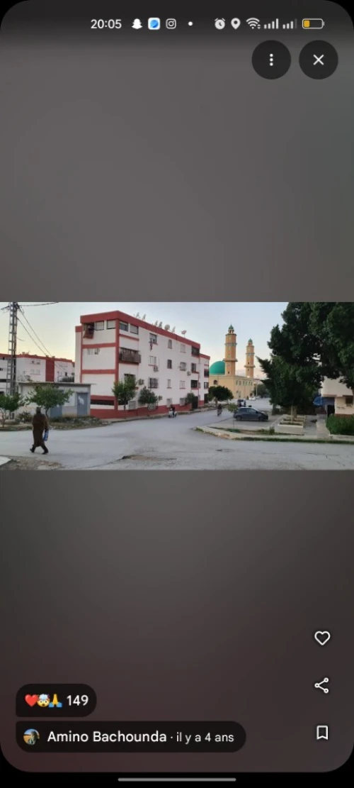 Vente Appartement F3 Mascara Mohammadia