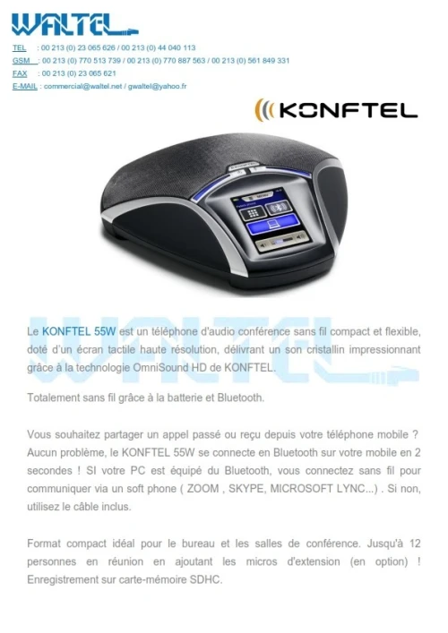 Système d'audio conférence POLYCOM Soundstation VTX1000