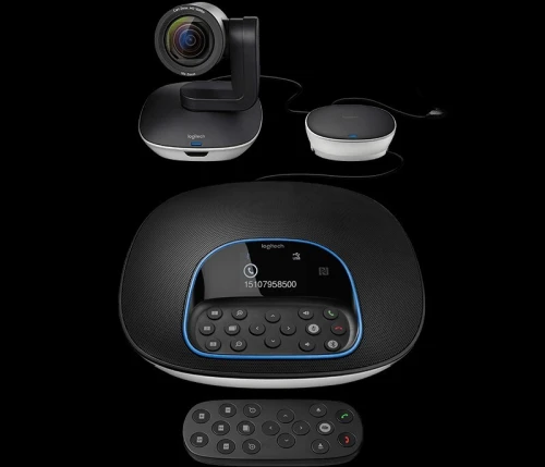 LOGITECH GROUP, notre solution de visioconférence pour les salles pouvant accueillir 14 à 20 personnes,
