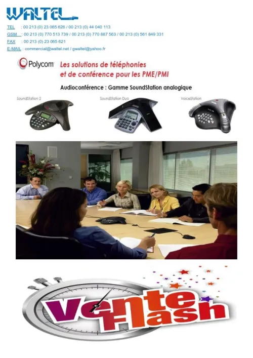 Audio conférence Polycom soundstation 2 wireless